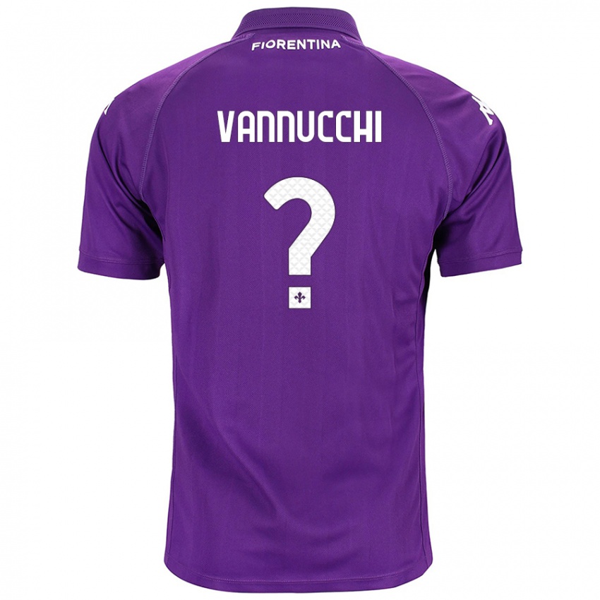 Kinder Tommaso Vannucchi #0 Violett Heimtrikot Trikot 2024/25 T-Shirt