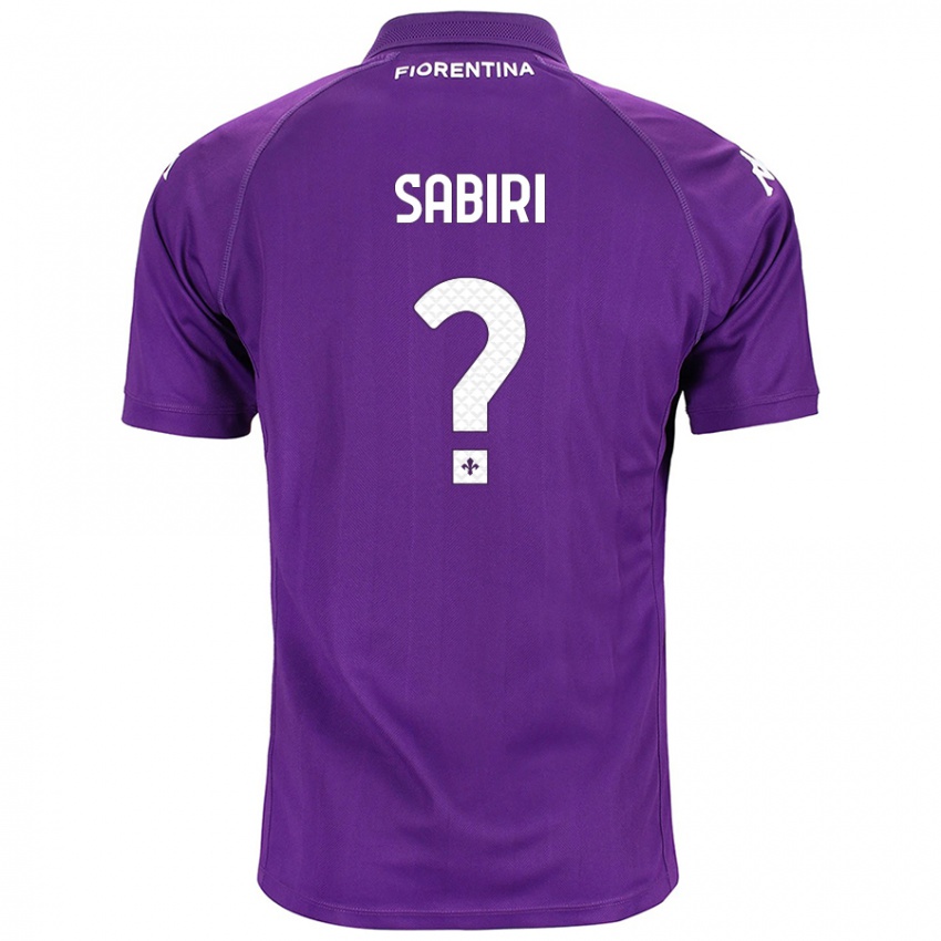 Kinder Abdelhamid Sabiri #0 Violett Heimtrikot Trikot 2024/25 T-Shirt