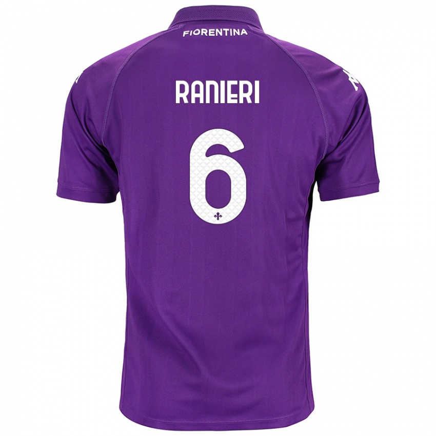 Kinder Luca Ranieri #6 Violett Heimtrikot Trikot 2024/25 T-Shirt