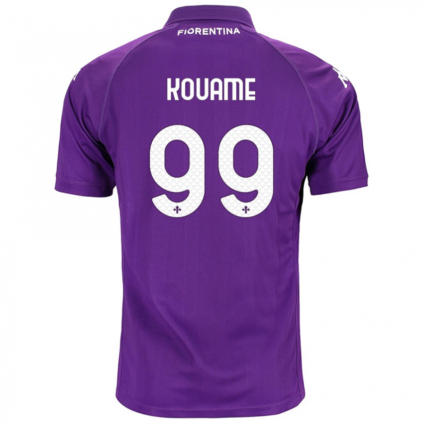 Kinder Christian Kouamé #99 Violett Heimtrikot Trikot 2024/25 T-Shirt