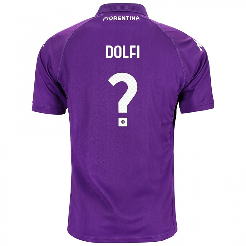 Kinder Brando Dolfi #0 Violett Heimtrikot Trikot 2024/25 T-Shirt