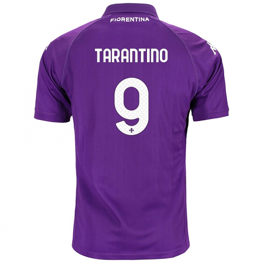 Kinder Jacopo Tarantino #9 Violett Heimtrikot Trikot 2024/25 T-Shirt