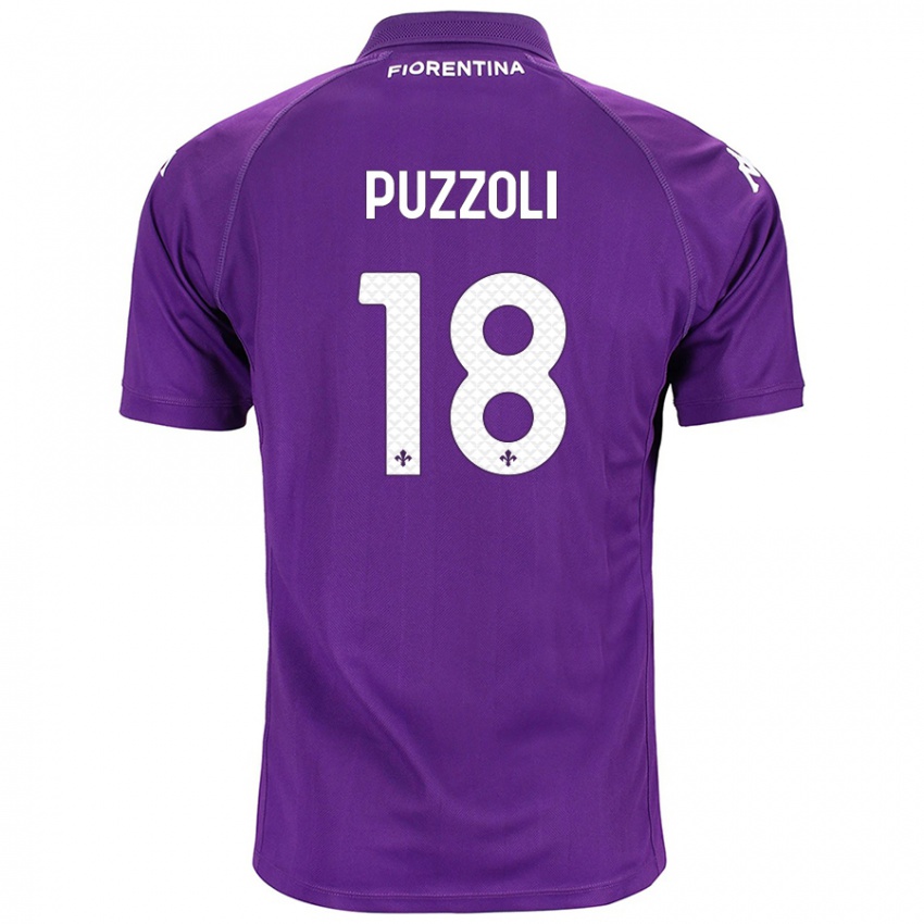 Kinder Giorgio Puzzoli #18 Violett Heimtrikot Trikot 2024/25 T-Shirt