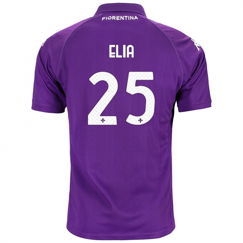 Kinder Mirko Elia #25 Violett Heimtrikot Trikot 2024/25 T-Shirt