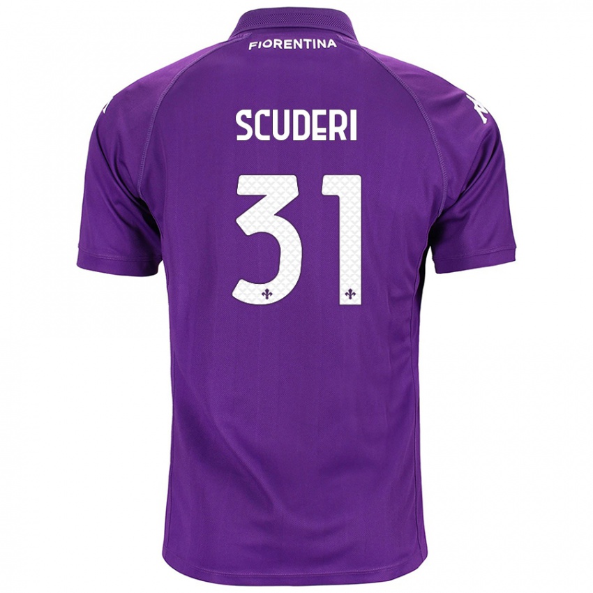 Kinder Giulio Scuderi #31 Violett Heimtrikot Trikot 2024/25 T-Shirt