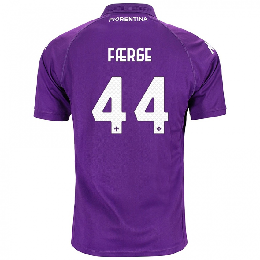 Kinder Emma Færge #44 Violett Heimtrikot Trikot 2024/25 T-Shirt