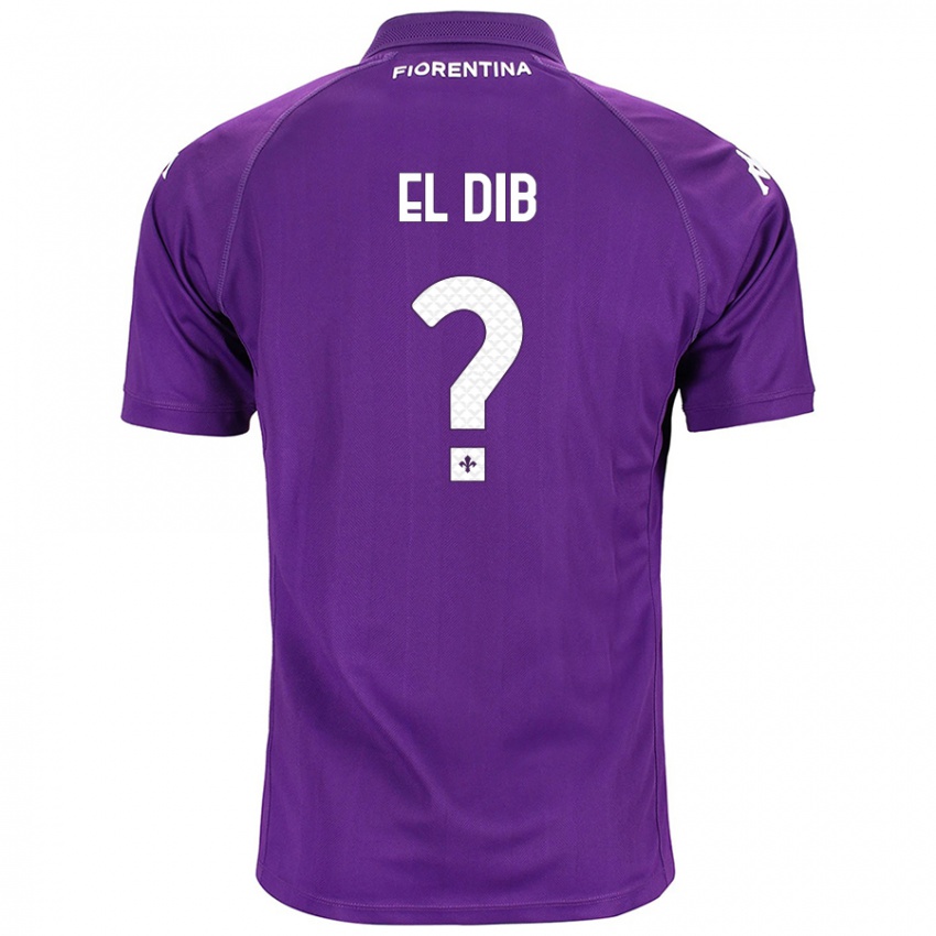 Kinder Karim El Dib #0 Violett Heimtrikot Trikot 2024/25 T-Shirt