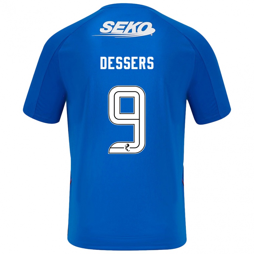 Kinder Cyriel Dessers #9 Dunkelblau Heimtrikot Trikot 2024/25 T-Shirt