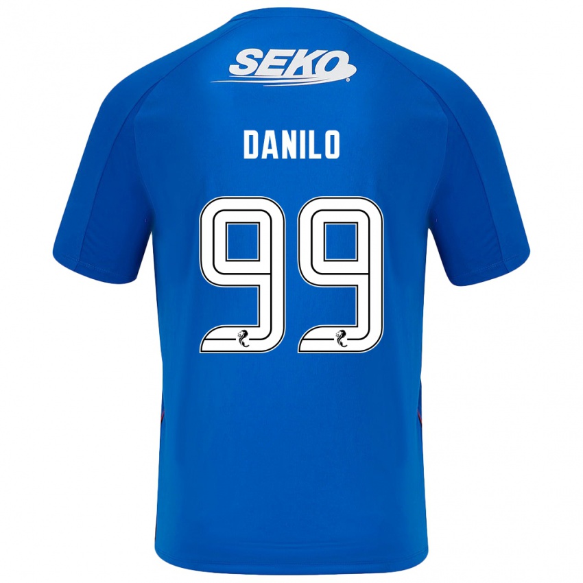 Kinder Danilo #99 Dunkelblau Heimtrikot Trikot 2024/25 T-Shirt