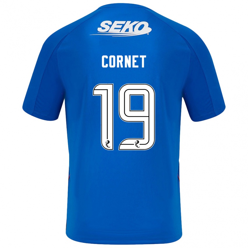 Kinder Chelsea Cornet #19 Dunkelblau Heimtrikot Trikot 2024/25 T-Shirt