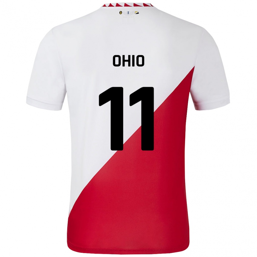 Kinder Noah Ohio #11 Weiß Rot Heimtrikot Trikot 2024/25 T-Shirt