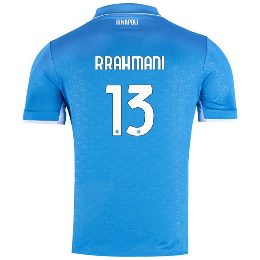 Kinder Amir Rrahmani #13 Himmelblau Heimtrikot Trikot 2024/25 T-Shirt