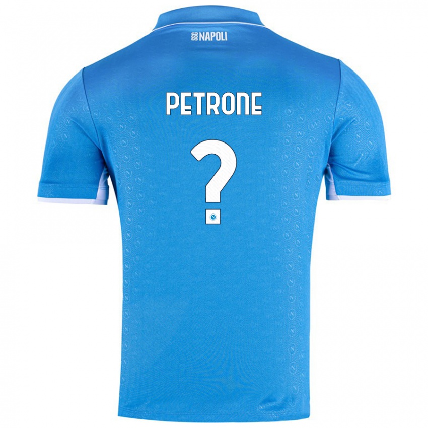 Kinder Andrea Petrone #0 Himmelblau Heimtrikot Trikot 2024/25 T-Shirt