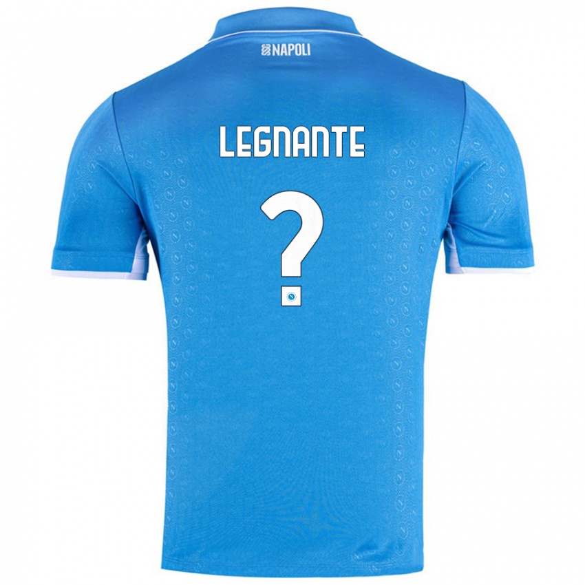 Kinder Manuel Legnante #0 Himmelblau Heimtrikot Trikot 2024/25 T-Shirt