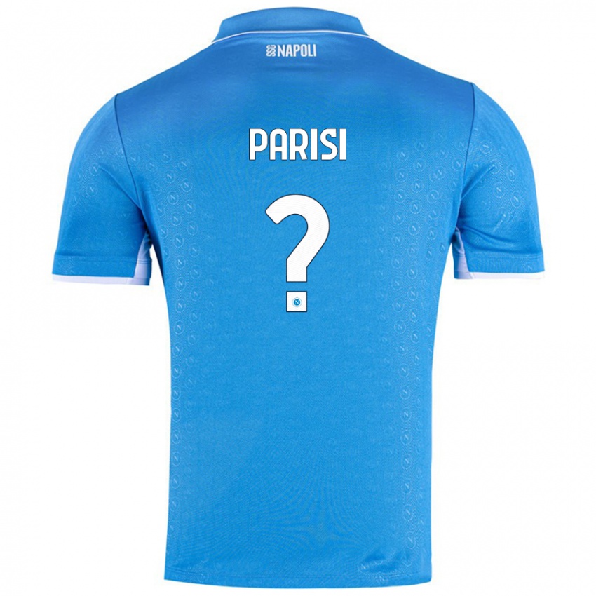 Kinder Matteo Parisi #0 Himmelblau Heimtrikot Trikot 2024/25 T-Shirt