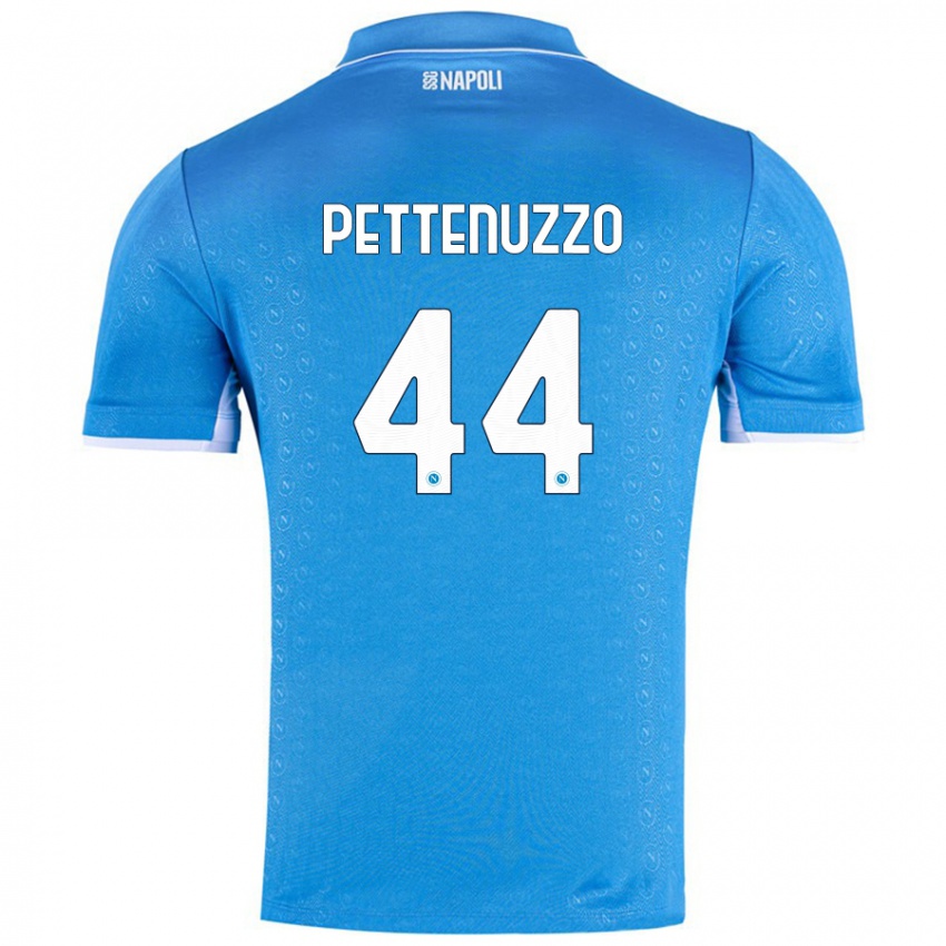 Kinder Tecla Pettenuzzo #44 Himmelblau Heimtrikot Trikot 2024/25 T-Shirt