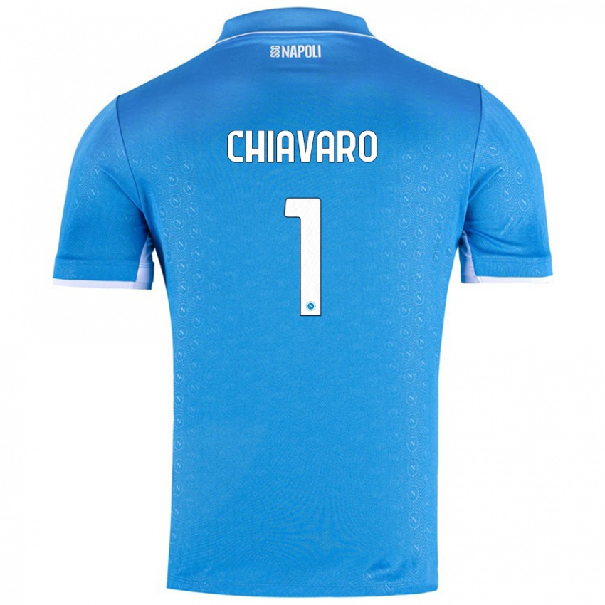 Kinder Kelly Chiavaro #1 Himmelblau Heimtrikot Trikot 2024/25 T-Shirt