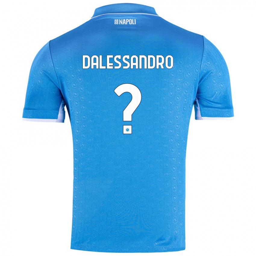 Kinder Nicola Dalessandro #0 Himmelblau Heimtrikot Trikot 2024/25 T-Shirt