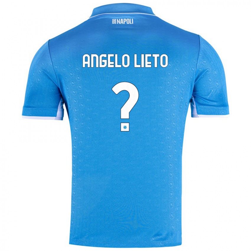 Kinder Angelo Lieto #0 Himmelblau Heimtrikot Trikot 2024/25 T-Shirt