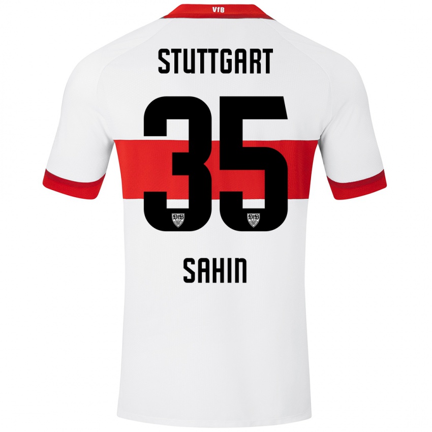 Kinder Mehmet Sahin #35 Weiß Rot Heimtrikot Trikot 2024/25 T-Shirt