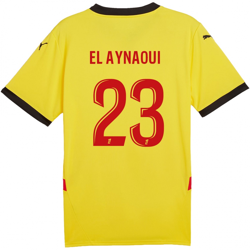 Kinder Neil El Aynaoui #23 Gelb Rot Heimtrikot Trikot 2024/25 T-Shirt