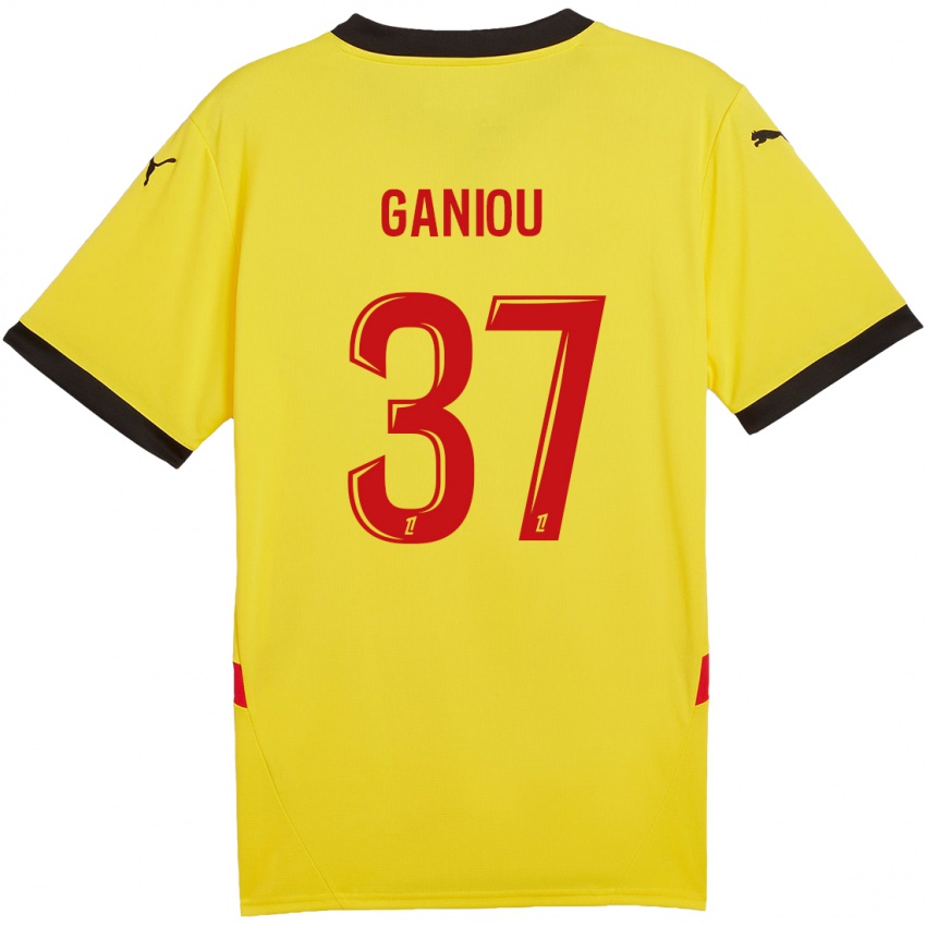 Kinder Ismaëlo Ganiou #37 Gelb Rot Heimtrikot Trikot 2024/25 T-Shirt