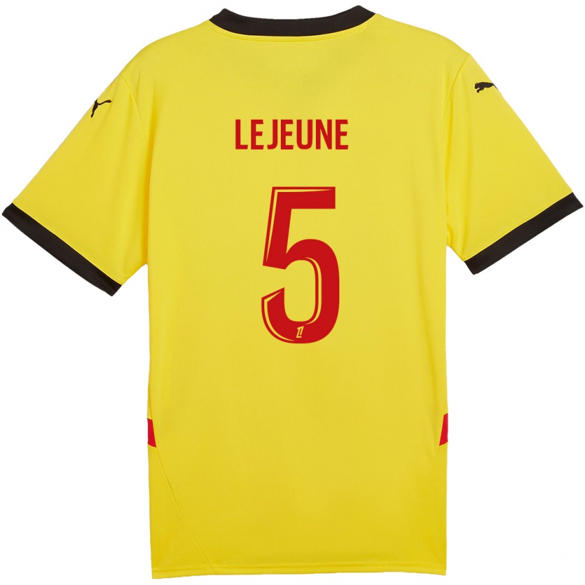 Kinder Romane Lejeune #5 Gelb Rot Heimtrikot Trikot 2024/25 T-Shirt