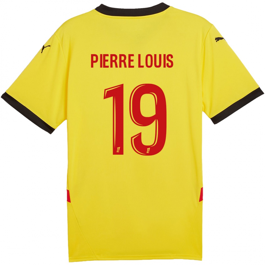 Kinder Dayana Pierre-Louis #19 Gelb Rot Heimtrikot Trikot 2024/25 T-Shirt