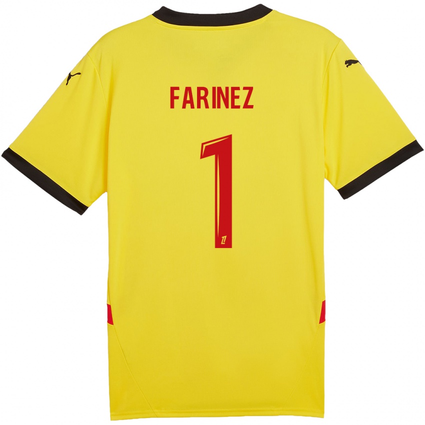 Kinder Wuilker Fariñez #1 Gelb Rot Heimtrikot Trikot 2024/25 T-Shirt