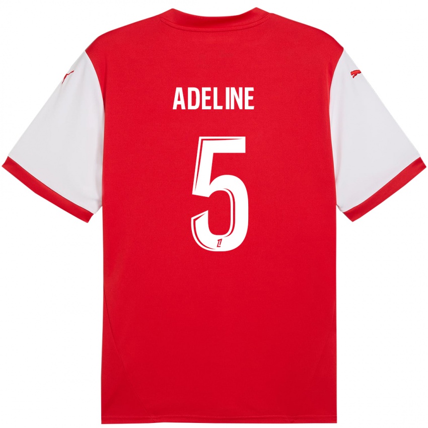 Kinder Martin Adeline #5 Rot Weiß Heimtrikot Trikot 2024/25 T-Shirt