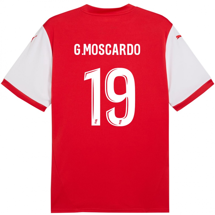 Kinder Gabriel Moscardo #19 Rot Weiß Heimtrikot Trikot 2024/25 T-Shirt