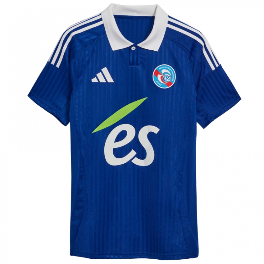 Kinder Chris Mbaï-Assem #0 Blau Weiß Heimtrikot Trikot 2024/25 T-Shirt