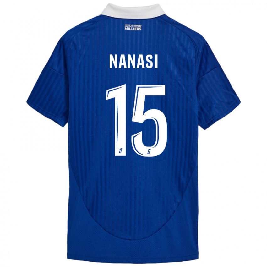 Kinder Sebastian Nanasi #15 Blau Weiß Heimtrikot Trikot 2024/25 T-Shirt