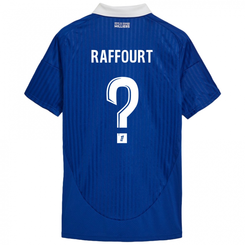 Kinder Timéo Raffourt #0 Blau Weiß Heimtrikot Trikot 2024/25 T-Shirt