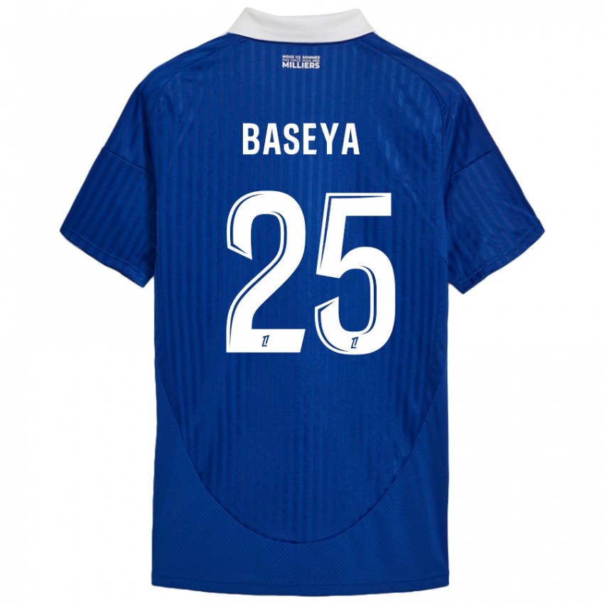 Kinder Steven Baseya #25 Blau Weiß Heimtrikot Trikot 2024/25 T-Shirt