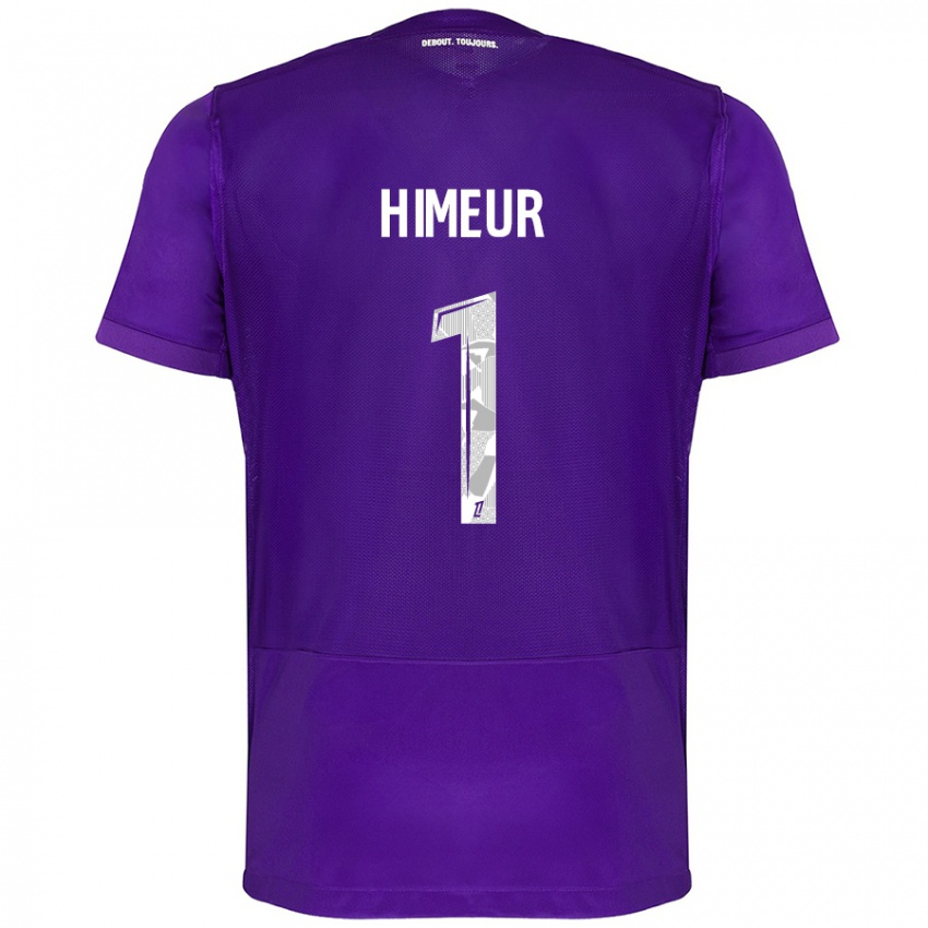 Kinder Thomas Himeur #1 Violett Weiß Heimtrikot Trikot 2024/25 T-Shirt