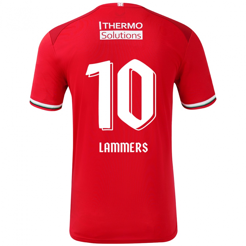 Kinder Sam Lammers #10 Rot Weiß Heimtrikot Trikot 2024/25 T-Shirt