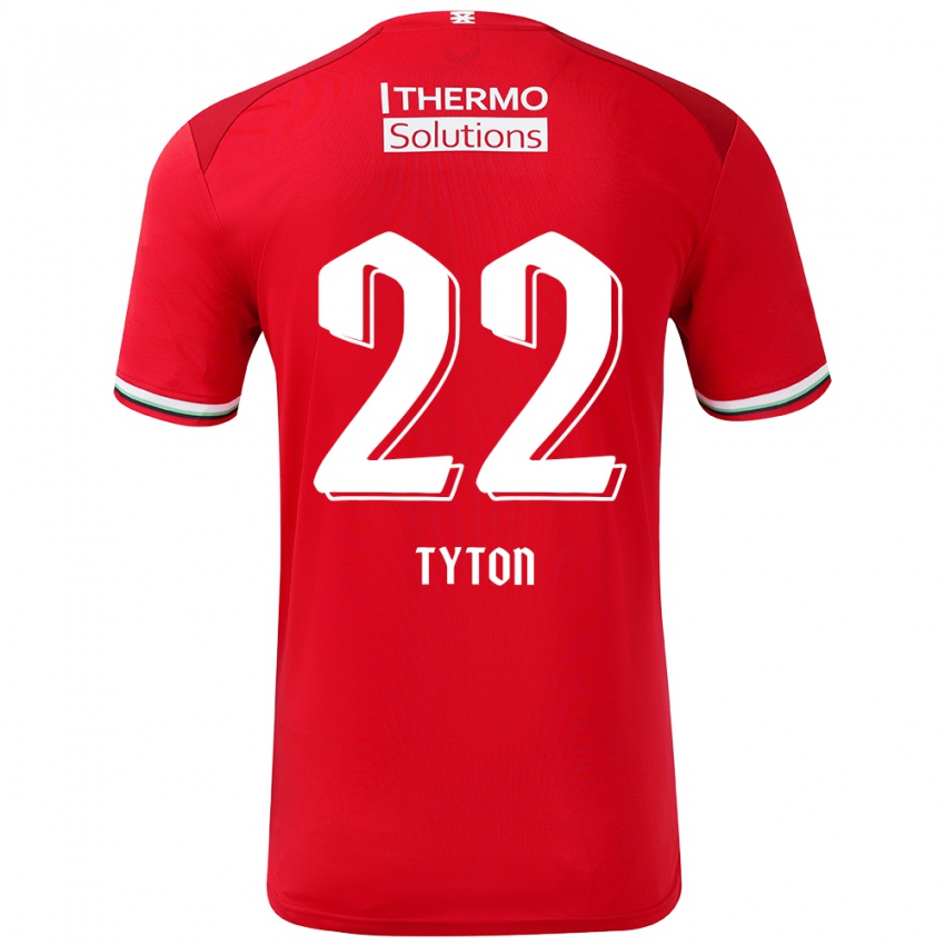 Kinder Przemyslaw Tyton #22 Rot Weiß Heimtrikot Trikot 2024/25 T-Shirt