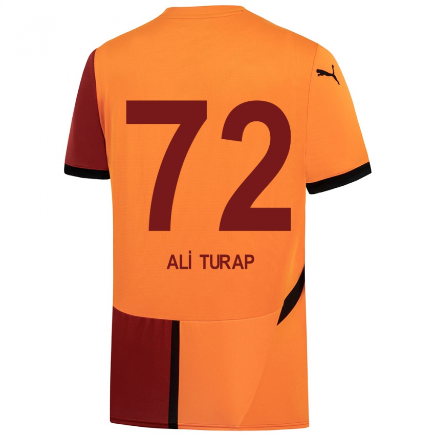 Kinder Ali Turap Bülbül #72 Gelb Rot Heimtrikot Trikot 2024/25 T-Shirt