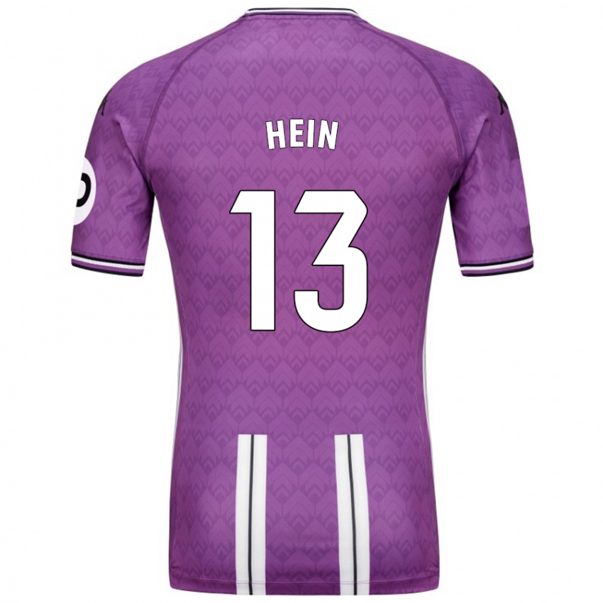 Kinder Karl Hein #13 Violett Weiß Heimtrikot Trikot 2024/25 T-Shirt