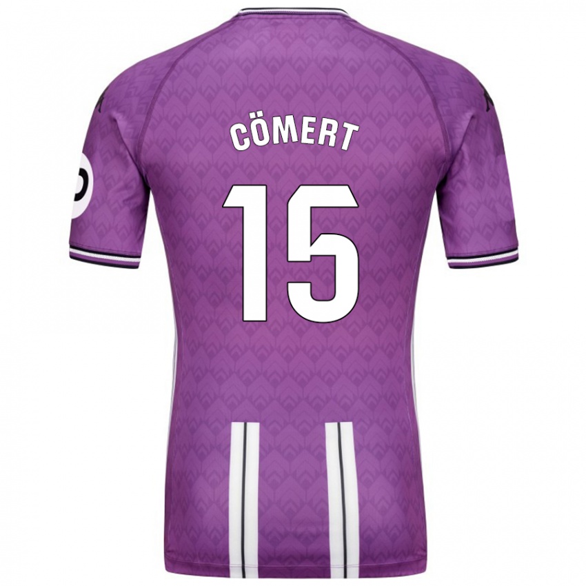 Kinder Eray Cömert #15 Violett Weiß Heimtrikot Trikot 2024/25 T-Shirt