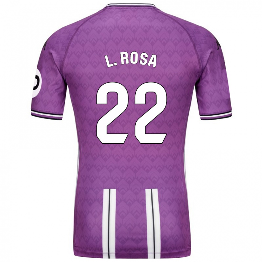 Kinder Lucas Rosa #22 Violett Weiß Heimtrikot Trikot 2024/25 T-Shirt