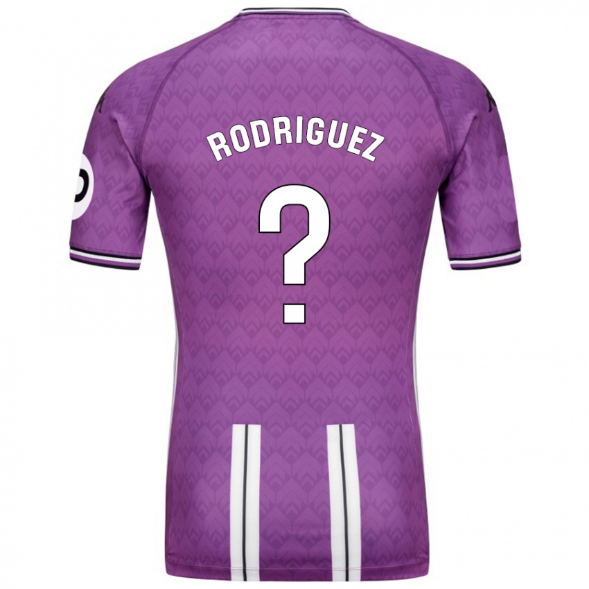 Kinder Gabriel Rodríguez #0 Violett Weiß Heimtrikot Trikot 2024/25 T-Shirt