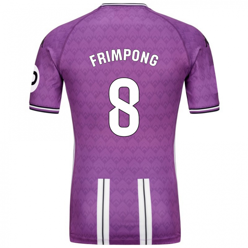 Kinder Eugene Frimpong #8 Violett Weiß Heimtrikot Trikot 2024/25 T-Shirt