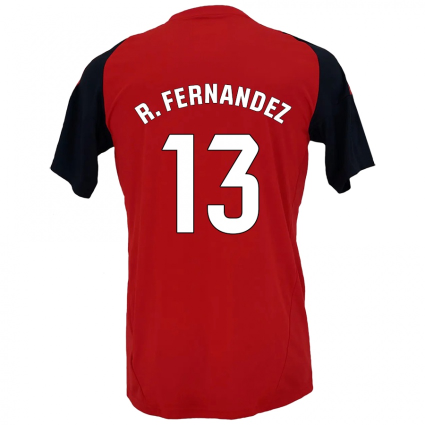 Kinder Raúl Fernández #13 Rot Schwarz Heimtrikot Trikot 2024/25 T-Shirt