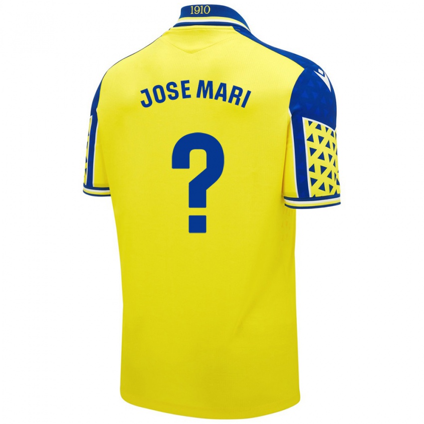 Kinder José Mari #0 Gelb Blau Heimtrikot Trikot 2024/25 T-Shirt