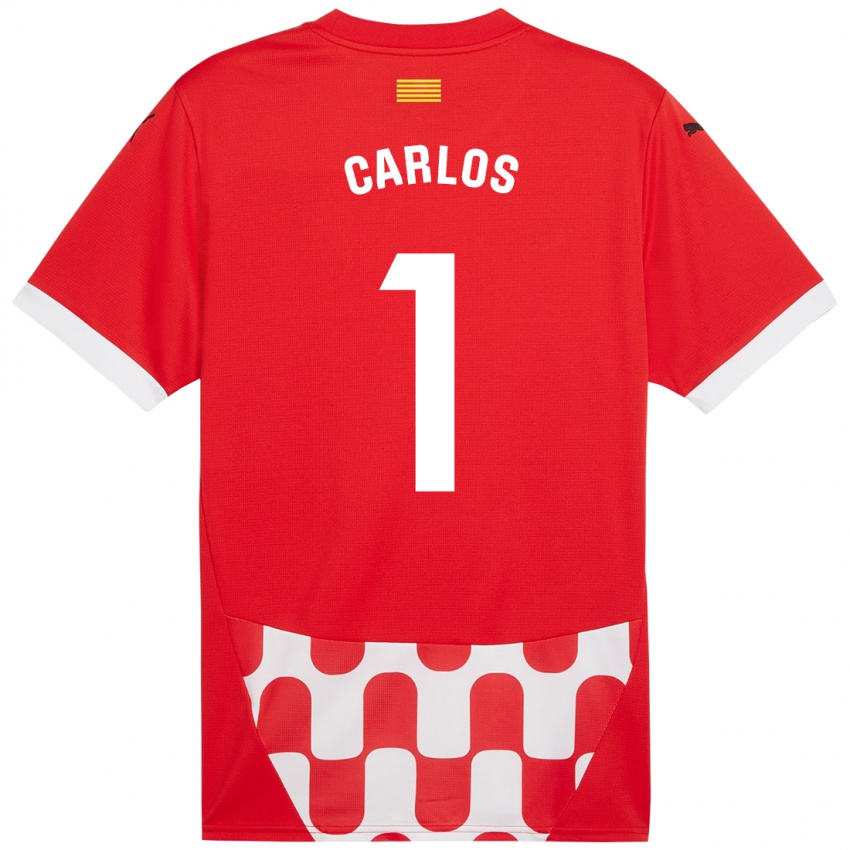 Kinder Juan Carlos #1 Rot Weiß Heimtrikot Trikot 2024/25 T-Shirt