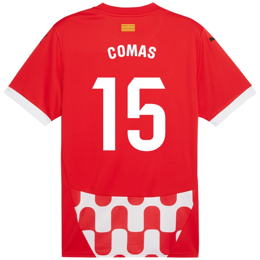 Kinder Oriol Comas #15 Rot Weiß Heimtrikot Trikot 2024/25 T-Shirt