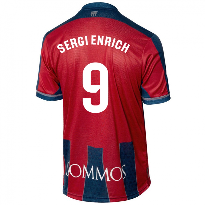 Kinder Sergi Enrich #9 Rot Blau Heimtrikot Trikot 2024/25 T-Shirt