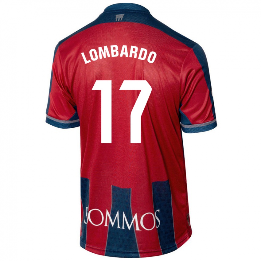 Kinder Enzo Lombardo #17 Rot Blau Heimtrikot Trikot 2024/25 T-Shirt